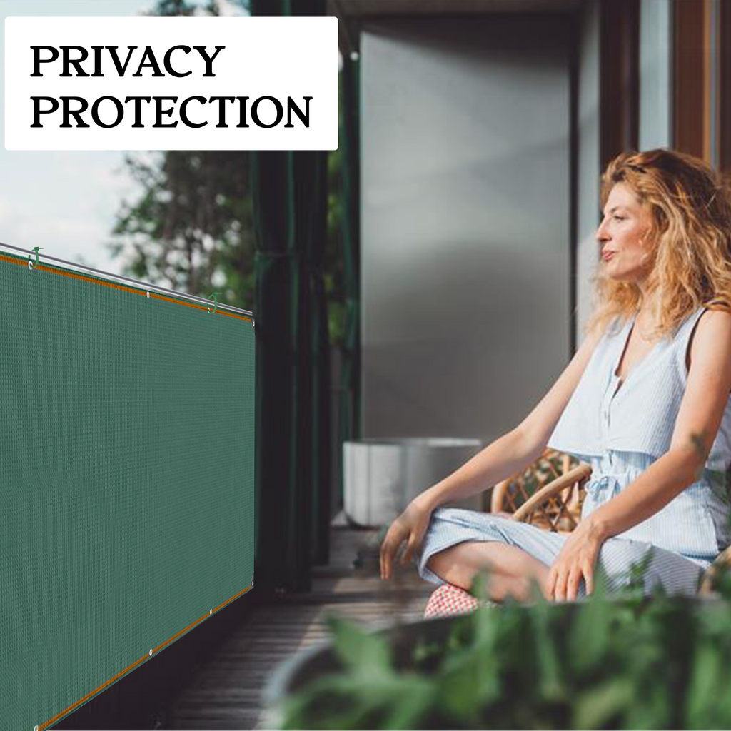 Garden Privacy Screen Fence Netting 95% UV Shades Windbreak Mesh Outdoor Balcony