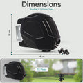 Retractable Clothes Washing Line Reel Double Wall Mounted Outdoor Extendable UK